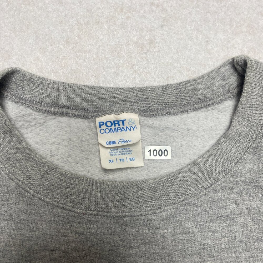 Vintage Seattle Washington Sweatshirt Men's XL Gray Printed Fleece Pullover - Picture 3 of 12